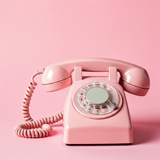 Retro phone sticker